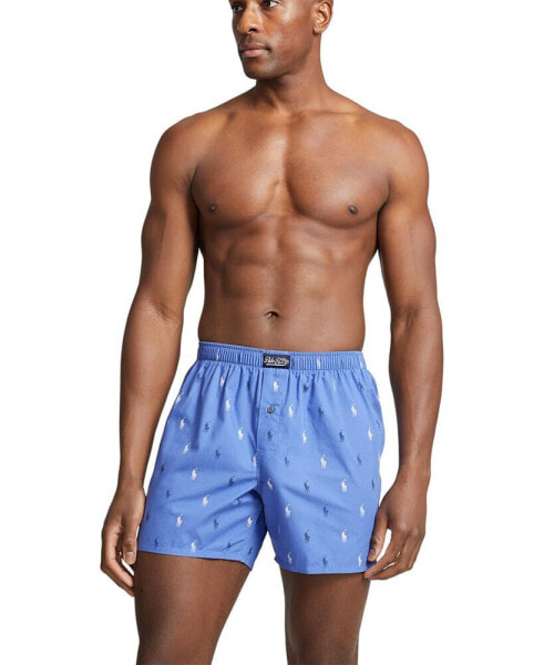 Men's Printed Woven Boxer Shorts