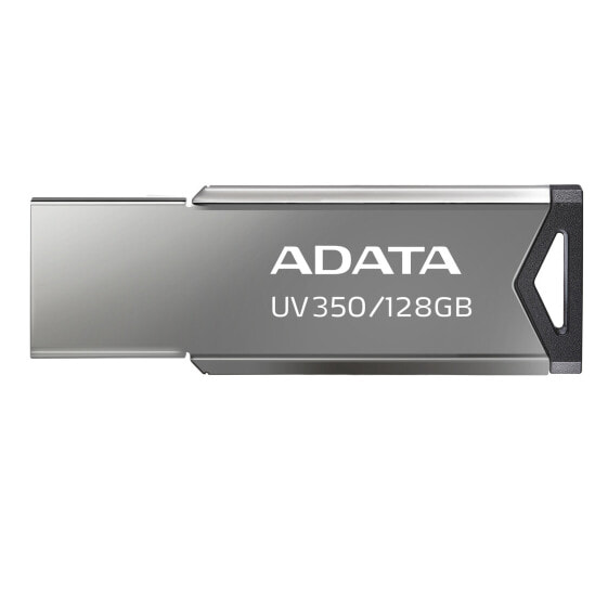 ADATA UV350 - 128 GB - USB Type-A - 3.2 Gen 1 (3.1 Gen 1) - 100 MB/s - Capless - Silver
