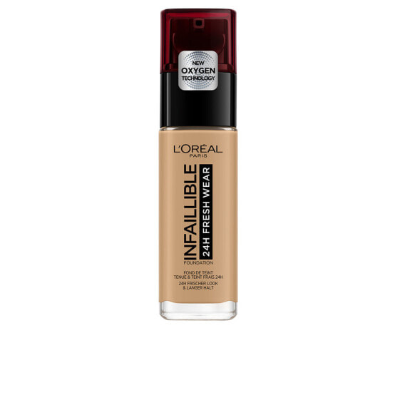 L'Oreal Paris Infallible 24h Fresh Wear Liquid Foundation No. 260 Soleil Dore Стойкий тональный крем с естественным матовым финишем 30 мл