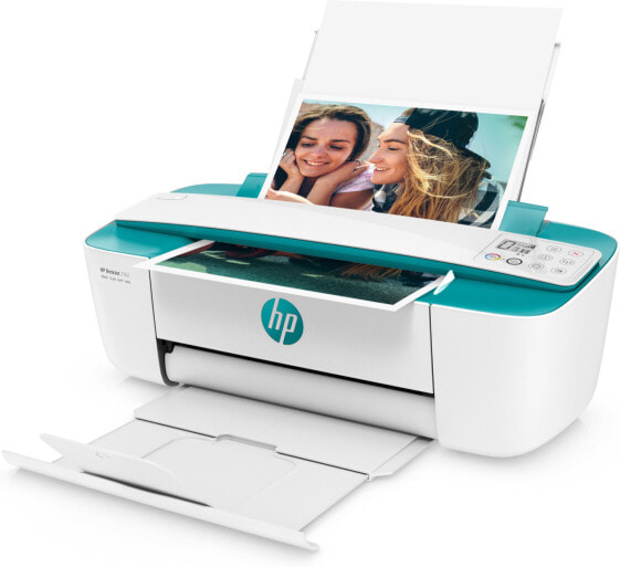HP DeskJet 3762 All-in-One Printer - Color - Printer for Home - Print - copy - scan - wireless - Wireless; Instant Ink eligible; Print from phone or tablet; Scan to PDF - Thermal inkjet - Colour printing - 4800 x 1200 DPI - A4 - Direct printing - Green - Whi