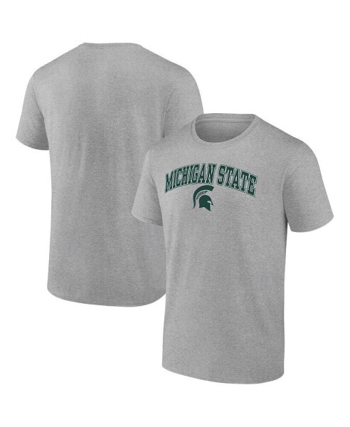 Men's Steel Michigan State Spartans Campus T-shirt