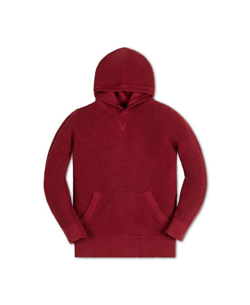 Boys Organic Hooded Pullover Sweater, Infant