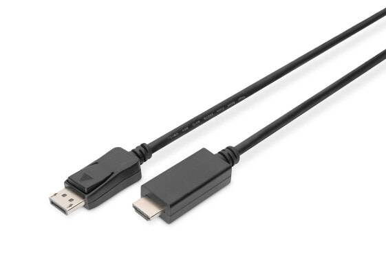 DIGITUS DisplayPort Adapter Cable, DP - HDMI type A