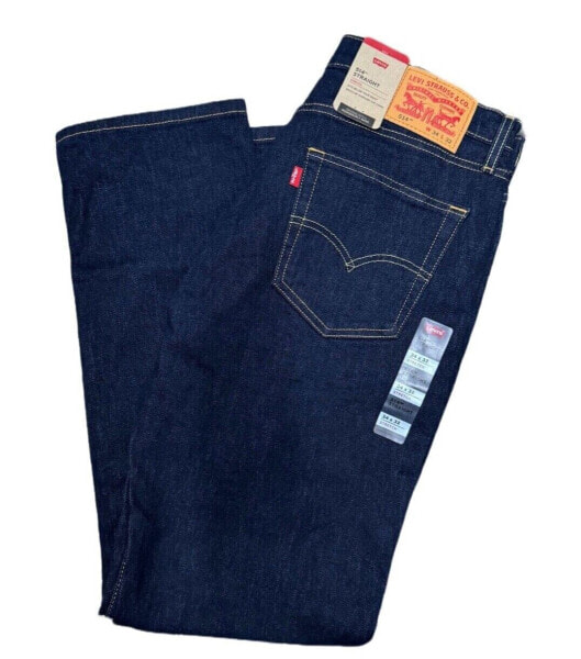 Levis 514 Straight Fit Jeans Stretch Jeans Color Rinsed Blue 005141017