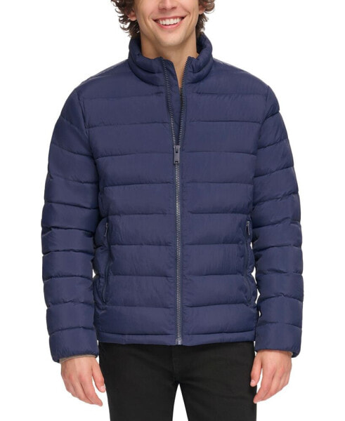 Куртка мужская утепленная DKNY Quilted Full-Zip Stand Collar Puffer