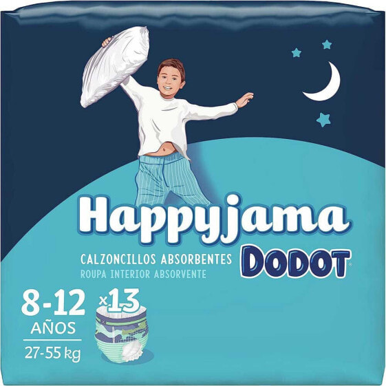 DODOT Happyjama Child Absorbent Pangers Size 8 13 Units