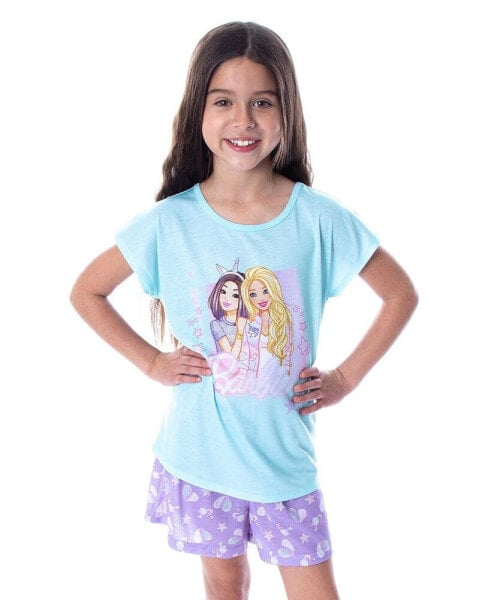 Girls Unicorn Love 2 Piece Pajama Set