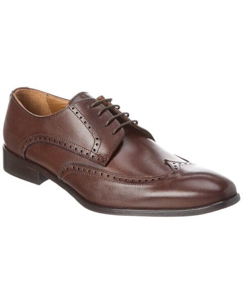 Alfonsi Milano Leather Derby Men's Brown 44