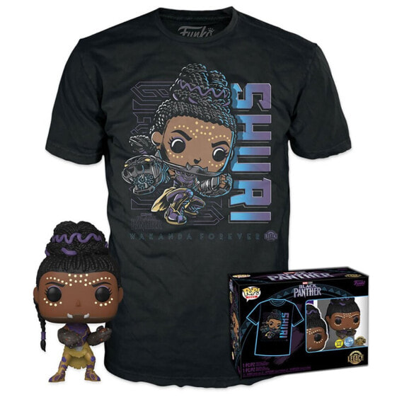 FUNKO Shaury Exclusive Black Panter POP And Short Sleeve T-Shirt