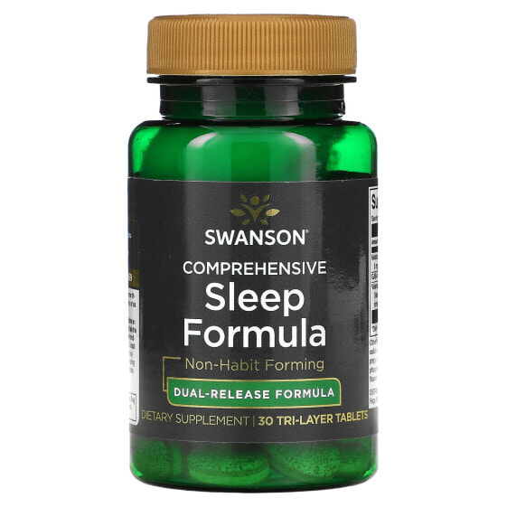 Swanson, Комплексная формула для сна, 30 трехслойных таблеток