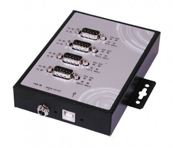 Exsys EX-1344HMV - USB 2.0 Type-B - Serial - Metallic - CE - FCC - ROHS - 106 mm - 113 mm