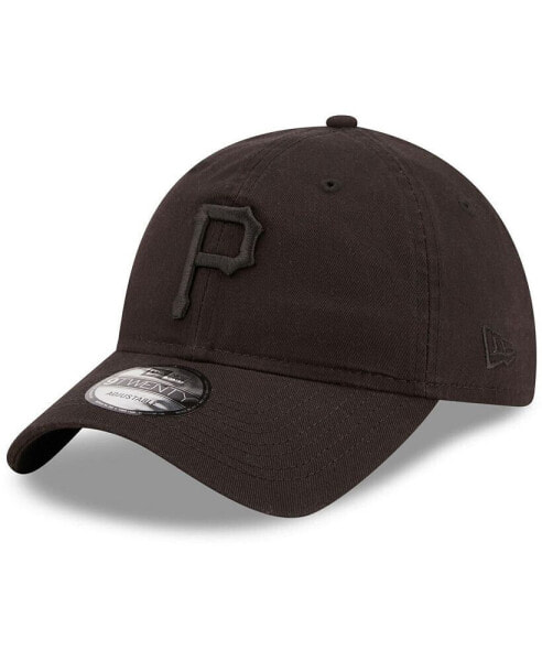 Men's Pittsburgh Pirates Black on Black Core Classic 2.0 9TWENTY Adjustable Hat