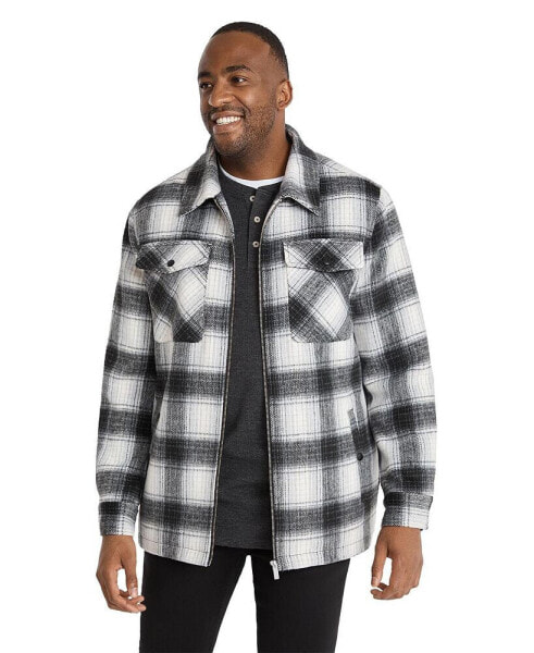 Mens Indiana Check Jacket Big & Tall