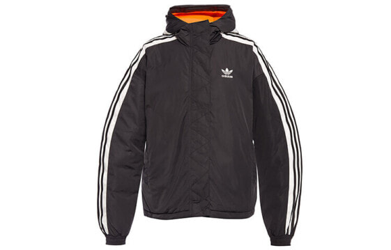 Adidas Originals Black Logo Short Down Jacket ED7583