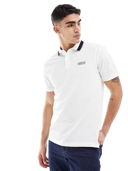 Barbour International Reamp polo shirt in white