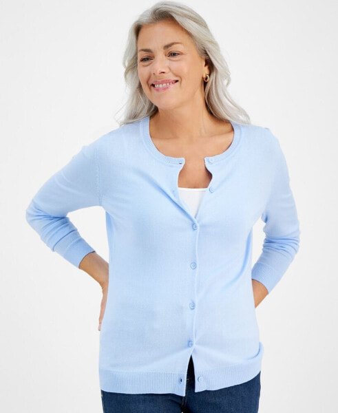 Women's Button-Up Cardigan, PP-4X, Created for Macy's