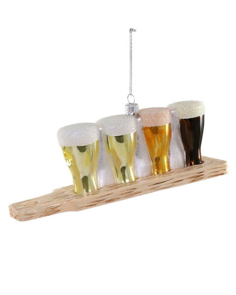 Cody Foster & Co. Beer Flight Ornament Multicolor