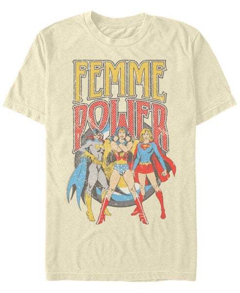 DC Men's Justice League Femme Power Short Sleeve T-Shirt