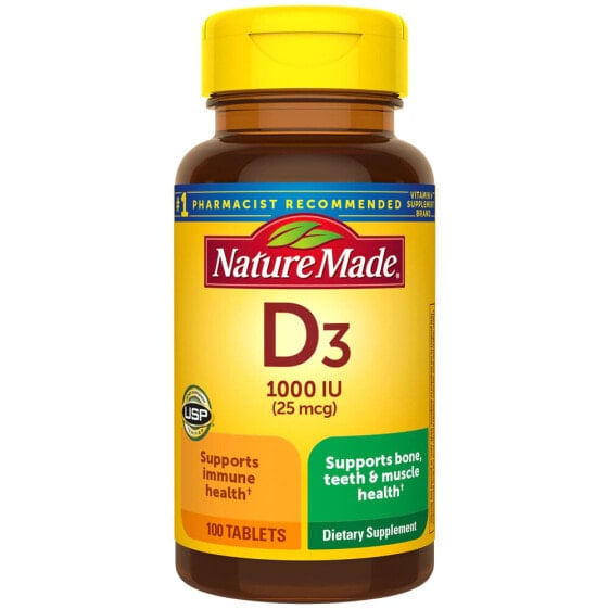 Nature Made Vitamin D3 --  Витамин D3 - 1000 МЕ - 100 таблеток