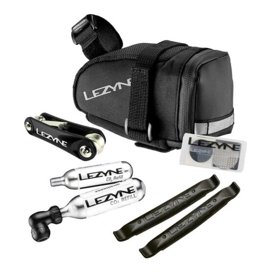 LEZYNE Medium Caddy Co2 Kit Tool Saddle Bag