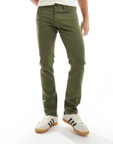 Jack & Jones 5 pocket trouser in khaki