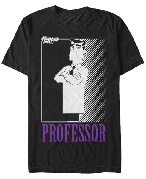 Men's Powerpuff Girls Professor Utonium Mafia Poster Short Sleeve T- shirt