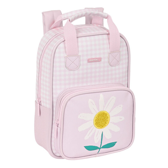 Школьный рюкзак Safta Flor Розовый Белый (20 x 28 x 8 cm)