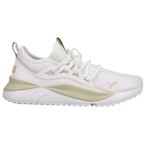 Puma Pacer Future Allure Summer Lace Up Womens White Sneakers Casual Shoes 3848