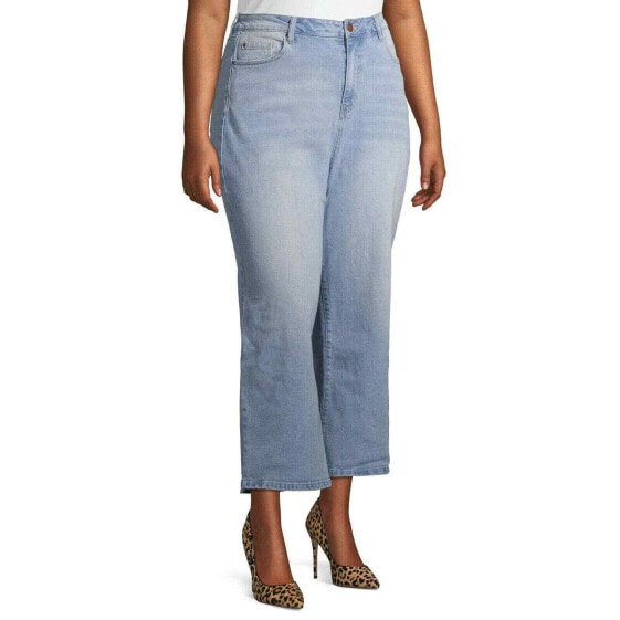 Rock & Stone Women's Plus Size Stretch High Waist Mom Jeans