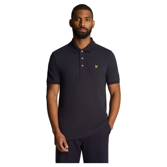 LYLE & SCOTT Slub short sleeve polo