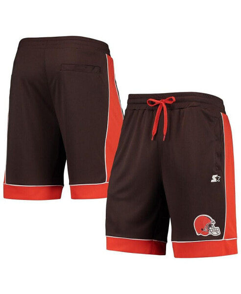 Men's Brown, Orange Cleveland Browns Fan Favorite Fashion Shorts
