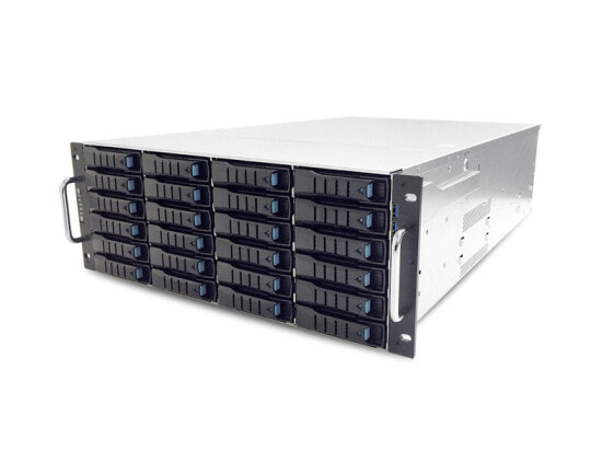 AIC RSC-4BT - HDD enclosure - 2.5/3.5" - SAS,Serial ATA - 12 Gbit/s - Hot-swap - Black,Silver