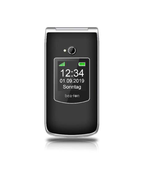 Мобильный телефон Bea-fon SL595 Clamshell черный, серебристый
