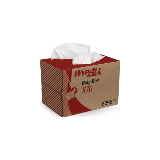 Wypall Wischtuch WypAll® X70 8296 L426xB282ca. mm weiß 1-lagig