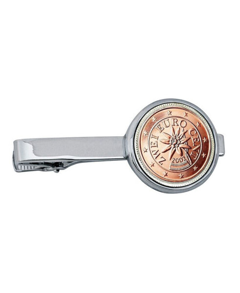 Austrian 2 Euro Bar Coin Tie Clip