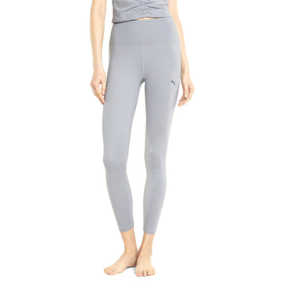 Puma Studio Foundation 78 High Waisted Athletic Leggings Womens Grey Athletic Ca