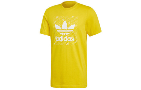 Футболка мужская Adidas Originals ED7045 желтого цвета