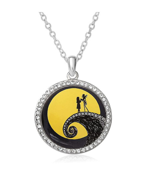 The Nightmare Before Christmas Womens Jack and Sally Necklace