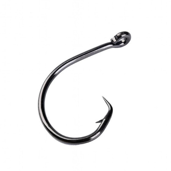 Mustad Demon Perfect Circle BN Hook, In Line, 2X Strong, 1XLong - 39931NP-BN