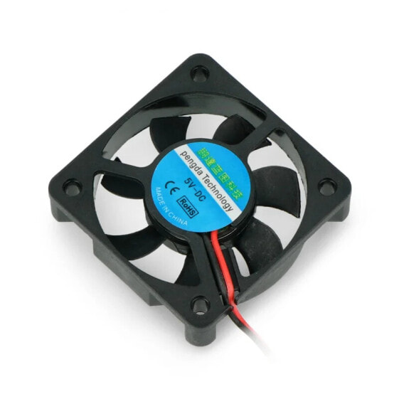 Fan 5V 50x50x10mm 2 wires - JST 2pin 2,54mm connector