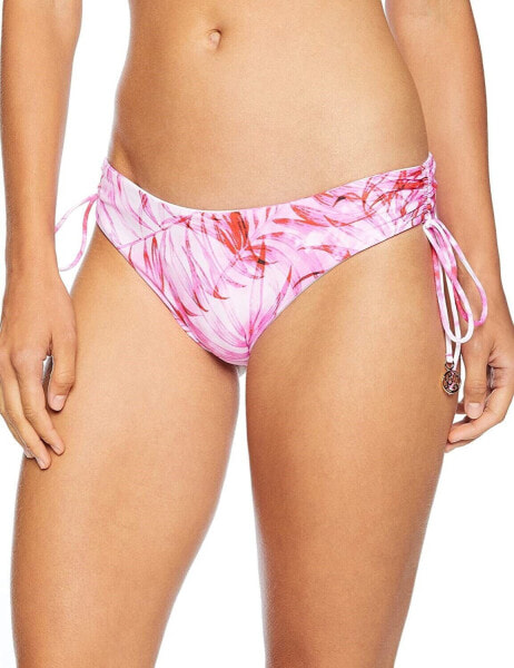 Luli Fama Women's 189007 Fuchsia Tie Sides Bikini Bottom Swimwear Size L