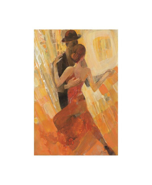 Albena Hristova Tango Dancers Canvas Art - 36.5" x 48"