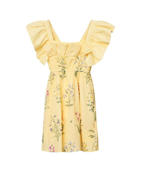 Ruffle Sleeve Floral Baby Girl's Elle Dress