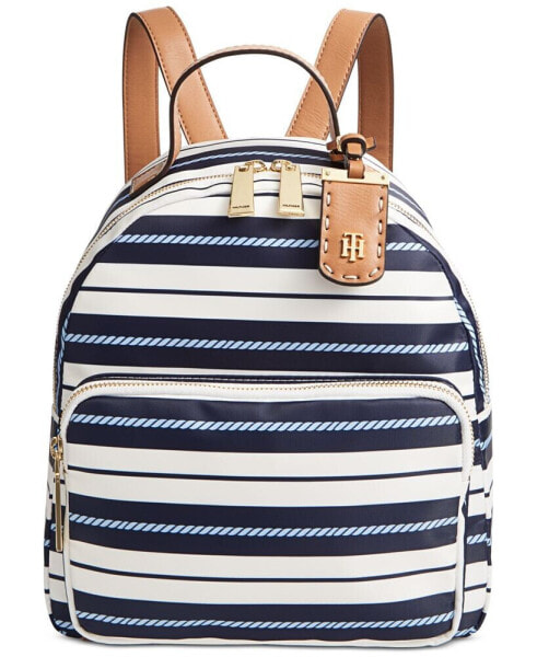 Julia Fashion Breton Rope Backpack