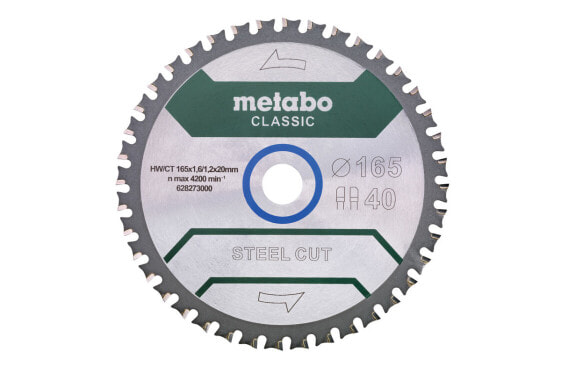 Metabo 628273000 - Metal - 16.5 cm - 2 cm - 1.2 mm - 1.6 mm - Metabo