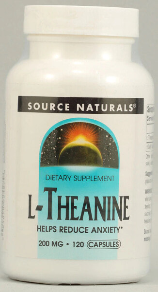 Source Naturals L-Theanine L-теанин 200 мг 120 капсул