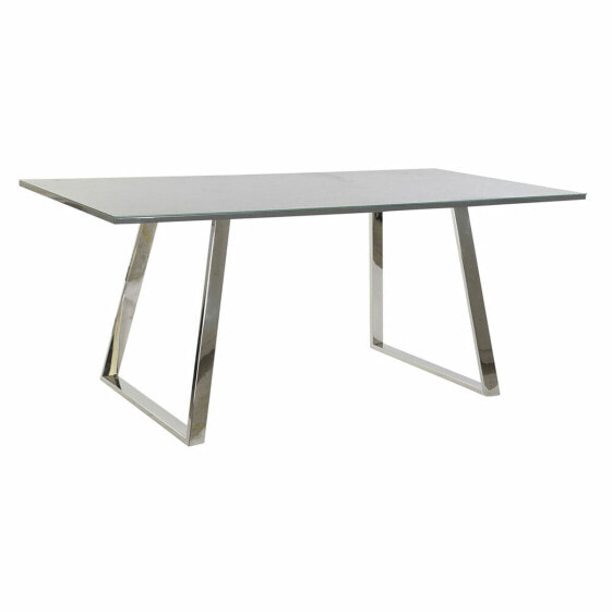 Обеденный стол DKD Home Decor Стеклянный Сталь Темно-серый (180 x 90 x 76 cm)