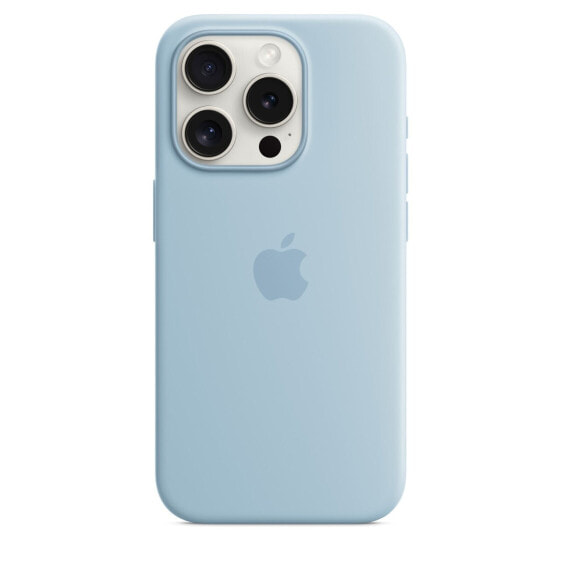 Apple iPhone 15 Pro Silikon Case mit MagSafe"Hellblau iPhone 15 Pro