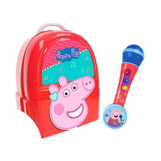 REIG MUSICALES Microphone And Camer Backpack 23 cm Peppa Pig