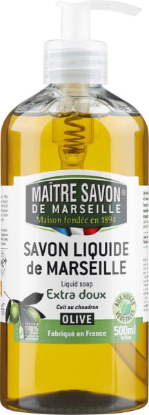 Flüssige Seife mit Olive - Maitre Savon De Marseille Savon Liquide De Marseille Olive Liquid Soap 500 ml